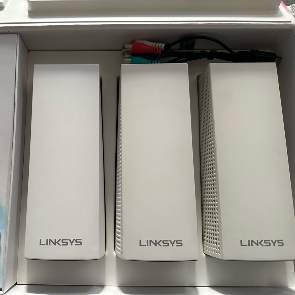 Barely used Linksys Velop AC6600 3 pack